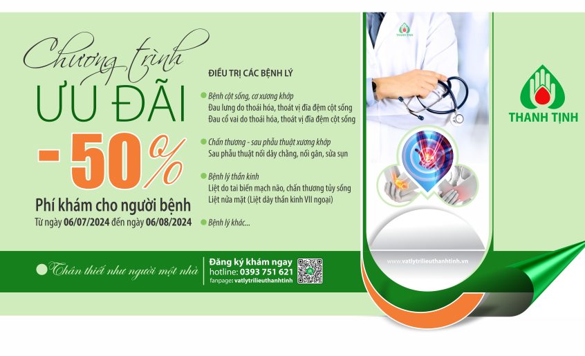 Chương trình ưu đãi 50% phí khám cho người bệnh