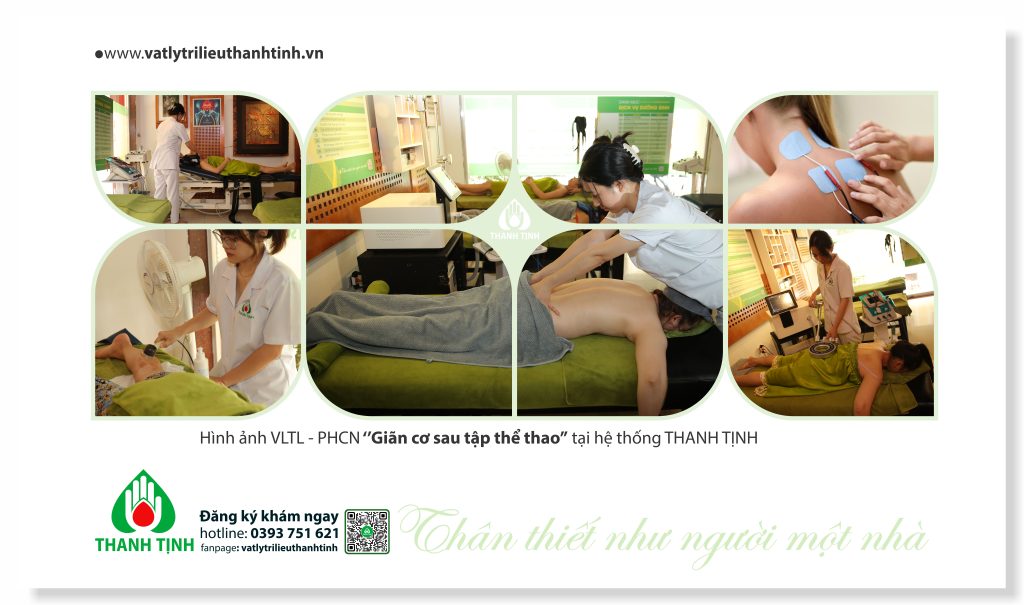VLTL - PHCN "Giãn cơ sau tập luyện thể thao" tại Thanh Tịnh