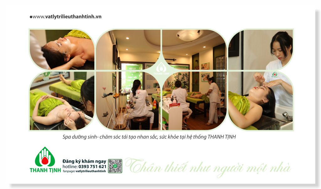 Hình ảnh khách hàng trải nghiệm dịch vụ Spa dưỡng sinh; chăm sóc da bằng thảo dược tự nhiên tại hệ thống THANH TỊNH